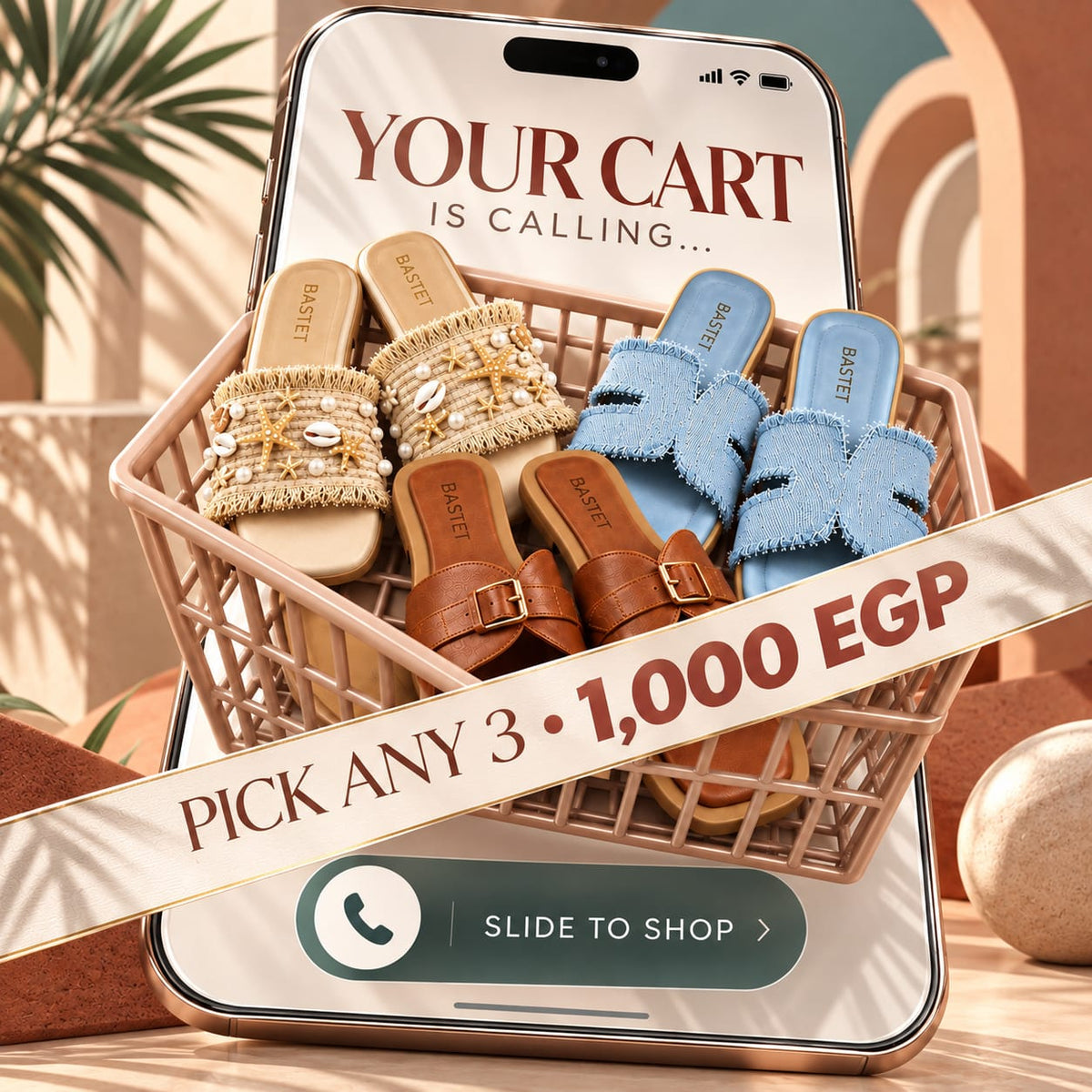 BASTET women's shoes collection banner